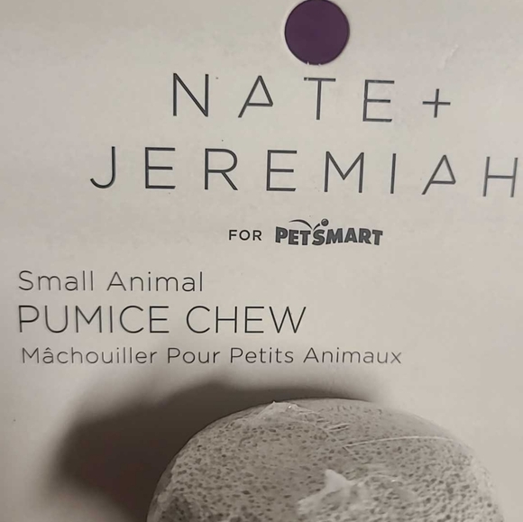Nate + Jeremiah Small Animal Pumice Chew, Set of 2 - Picture 2 of 3